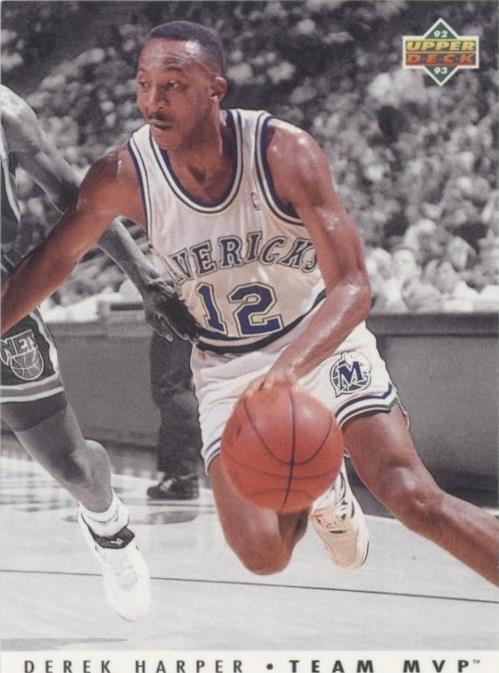 Cubierta superior 1992-93 - Derek Harper #TM7
