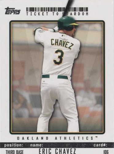 2009 Topps Ticket To Stardom - Eric Chavez #106