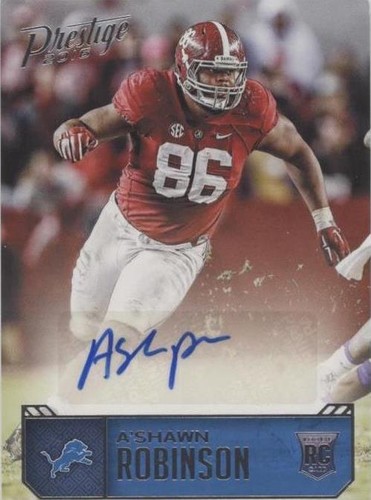 2016 Panini Prestige A'Shawn Robinson #AR