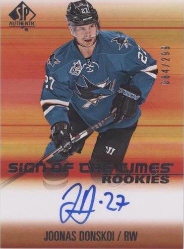 2015-16 SP Authentic - Joonas Donskoi #SOTR-JD