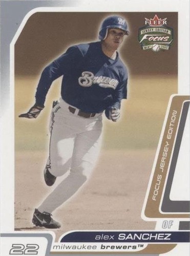 2003 Fleer Focus Jersey Edition - Alex Sanchez #152