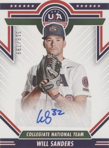 JACE JUNG 2022 Panini Stars & Stripes USA CNTS-JJ2 Autograph