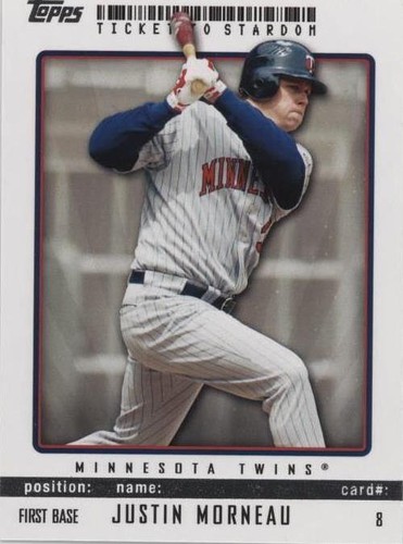 2009 Topps Ticket To Stardom - Justin Morneau #8
