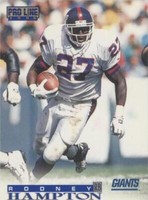 1996 Pro Line Rodney Hampton #44