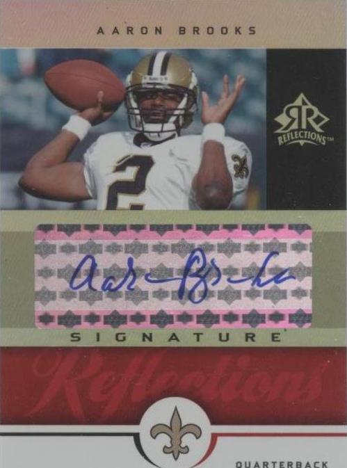 2005 Upper Deck Reflections Aaron Brooks #SR-AB