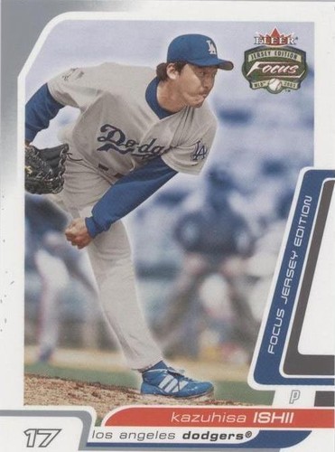 2003 Fleer Focus Jersey Edition - Kazuhisa Ishii #122