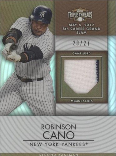2012 Topps Triple Threads - Robinson Cano #TTUR-275