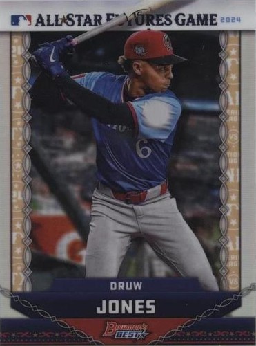 2024 Bowmans Best Druw Jones Game Auto Relic 24/25 (MEM) #FGRA-DJ
