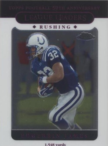 2005 Topps Chrome Edgerrin James #155