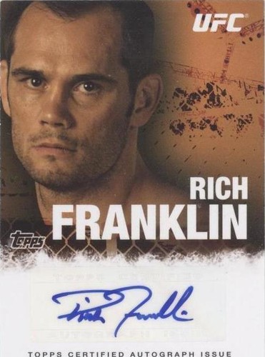 2010 Topps UFC Series 4 - Rich Franklin #FA-RF