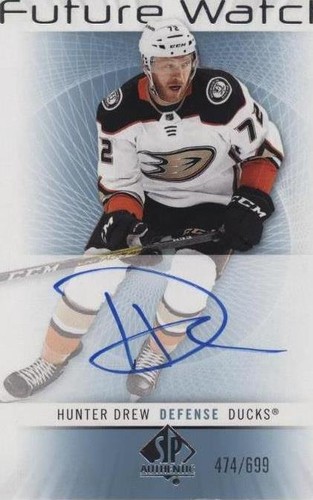 2022-23 SP Authentic - Hunter Drew #RFWA-HD