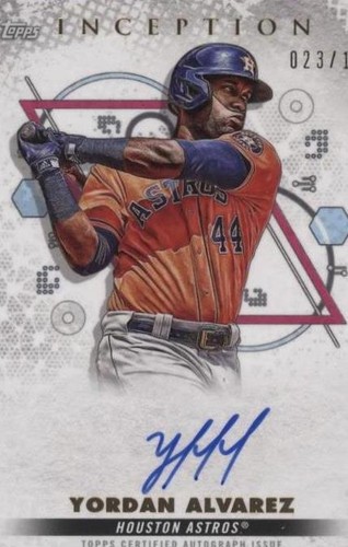 2022 Topps Inception - Yordan Alvarez #BRES-YA