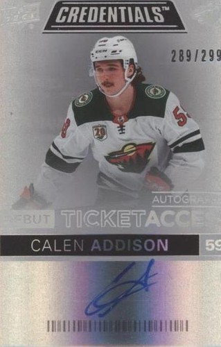 2021-22 Upper Deck Credentials - Calen Addison #DTAA-CA