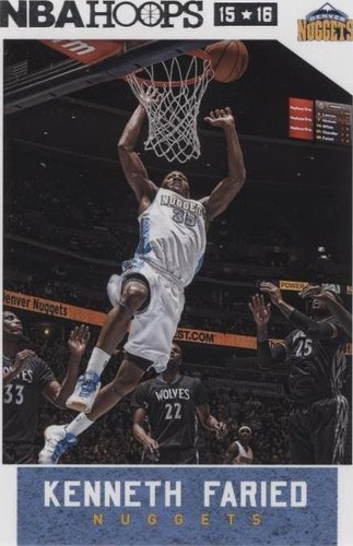 2015-16 Panini NBA Hoops - Kenneth Faried #62