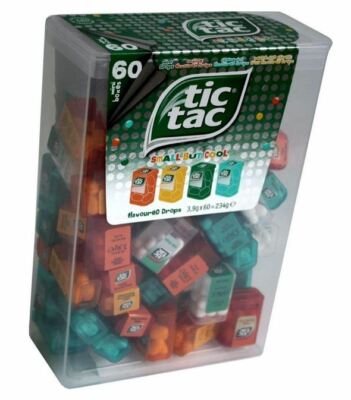 TIC TAC LILLIPUT MEGA BOX 234g - Mini - Mix - 60 Stück - Bonbon - Pastille -