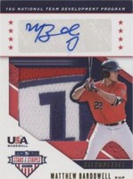 2019 Panini USA Baseball Stars & Stripes - Matthew Bardowell #USA-EG