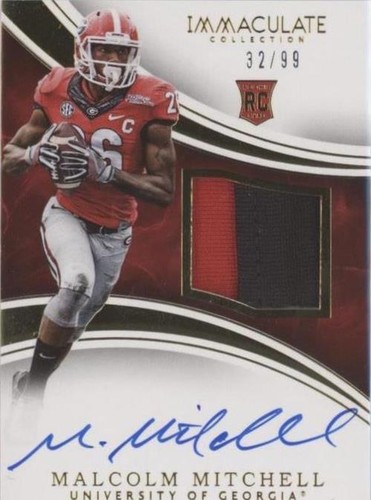 2016 Panini Immaculate Collection Collegiate Malcolm Mitchell #136