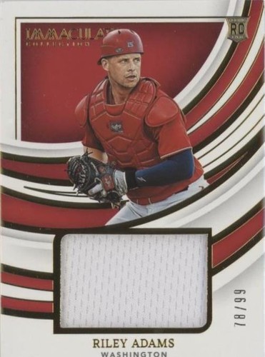 2022 Panini Immaculate Collection - Riley Adams #RRJ-RA