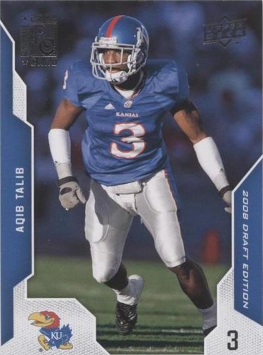 2008 Upper Deck Draft Edition Aqib Talib #7