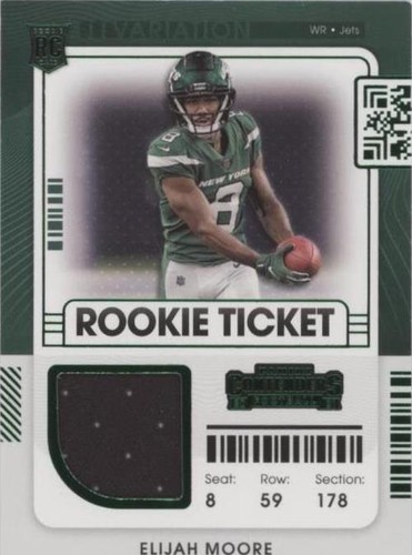 2021 Panini Contenders Elijah Moore #RSV-EMO