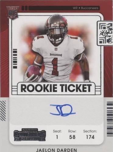 2021 Panini Contenders Jaelon Darden #135
