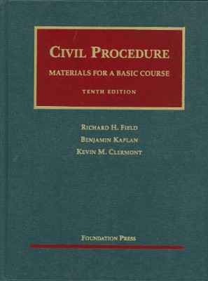 Civil Procedure, Materials for a Basic Course Hardcover