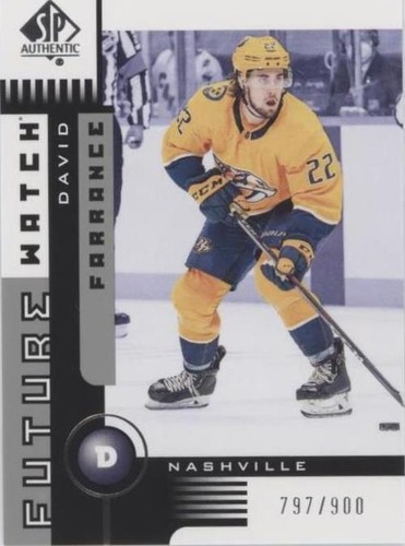 2021-22 SP Authentic - David Farrance #01FW-DF