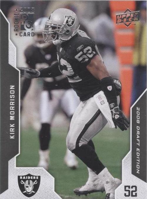 2008 Upper Deck Draft Edition Kirk Morrison #171