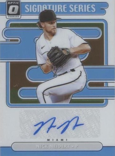 2021 Panini Donruss Optic - Nick Neidert #SS-NN