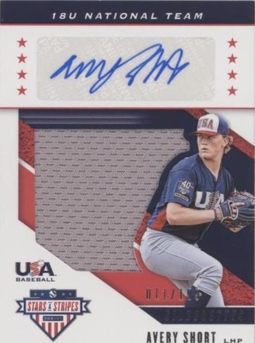 2019 Panini USA Baseball Stars & Stripes - Avery Short #USA-BQ
