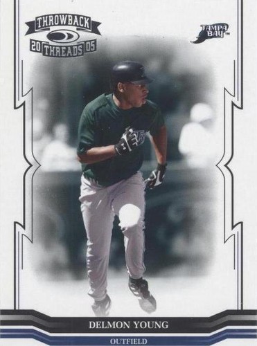 2005 Donruss Throwback Threads - Delmon Young #255