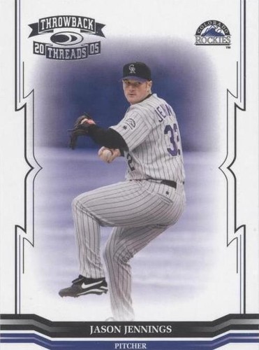 2005 Donruss Throwback Threads - Jason Jennings #32