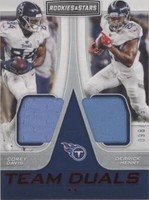 2019 Panini Rookies & Stars Corey Davis Derrick Henry #TD-CD