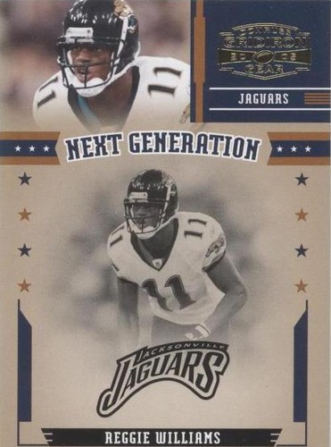 2005 Donruss Gridiron Gear Reggie Williams #NG-10