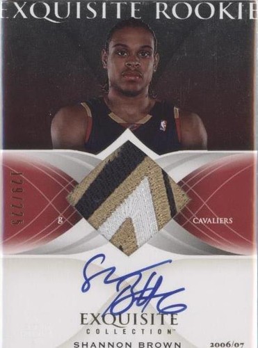 2006-07 Upper Deck Exquisite Collection - Shannon Brown #64