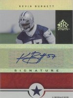 2005 Upper Deck Reflections Kevin Burnett #SR-KB