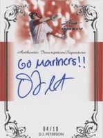 2013 Leaf Trinity - D.J. Peterson #DTI-DJP