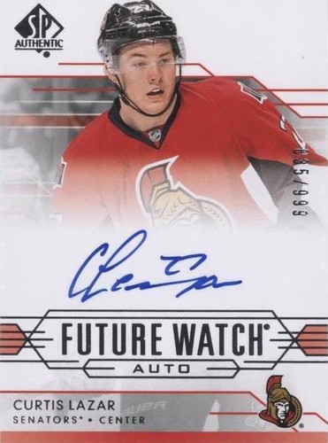 2014-15 SP Authentic - Curtis Lazar #314