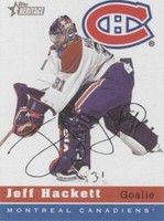 2000-01 Topps Heritage - Jeff Hackett #126
