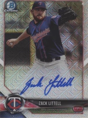 2018 Bowman - Zack Littell #BMA-ZL