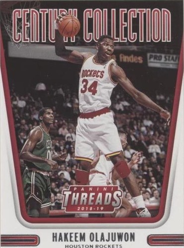 2018-19 Panini Threads - Hakeem Olajuwon #15