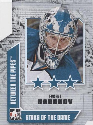 2008-09 In the Game Between the Pipes - Evgeni Nabokov #60