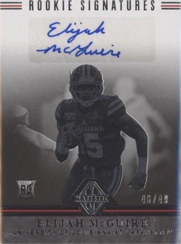 2017 Panini Majestic Elijah McGuire #148