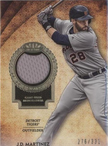 2017 Topps Tier One - J.D. Martinez #T1R-JM