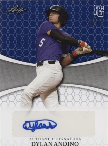 2022 Leaf Perfect Game National Showcase - Dylan Andino #BA-DA1