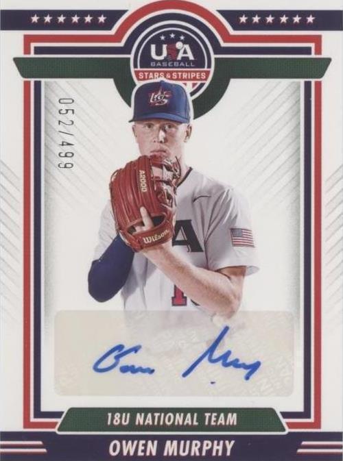 2022 Panini USA Baseball Stars & Stripes - Owen Murphy #18US-OM