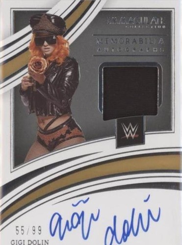 2022 Panini Immaculate Collection WWE - Gigi Dolin #MA-GGD