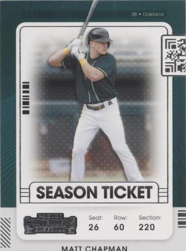 2021 Panini Contenders - Matt Chapman #77