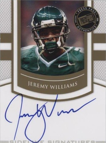 2010 Press Pass Portrait Edition Jeremy Williams #SS-JW