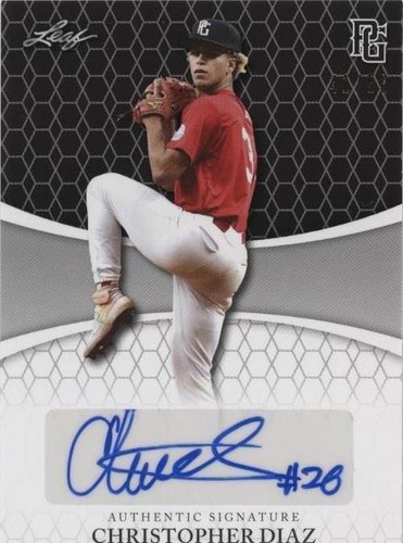 2022 Leaf Perfect Game National Showcase - Chris Diaz #BA-CD1